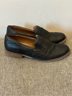 Josef Seibel Women’s Black Leather Penny Loafers Comfort Shoes EU 40 US 9